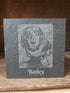 Photo Engraved Slate Coaster (Finished Edge)